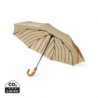 Logotrade promotional item picture of: VINGA Bosler AWARE™ recycled pet 21" foldable umbrella