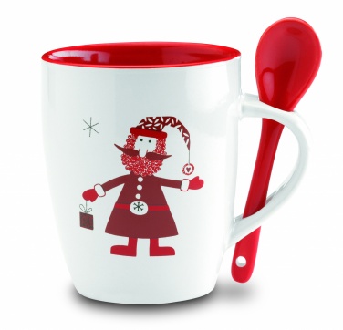 Logotrade advertising product picture of: Mug with spoon 250ml