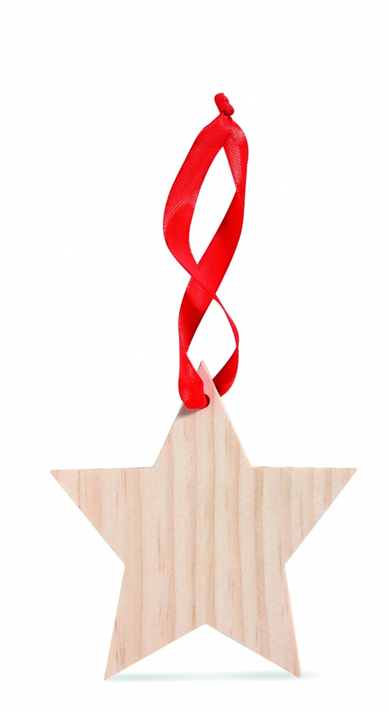 Logo trade promotional giveaways image of: Star shaped hanger