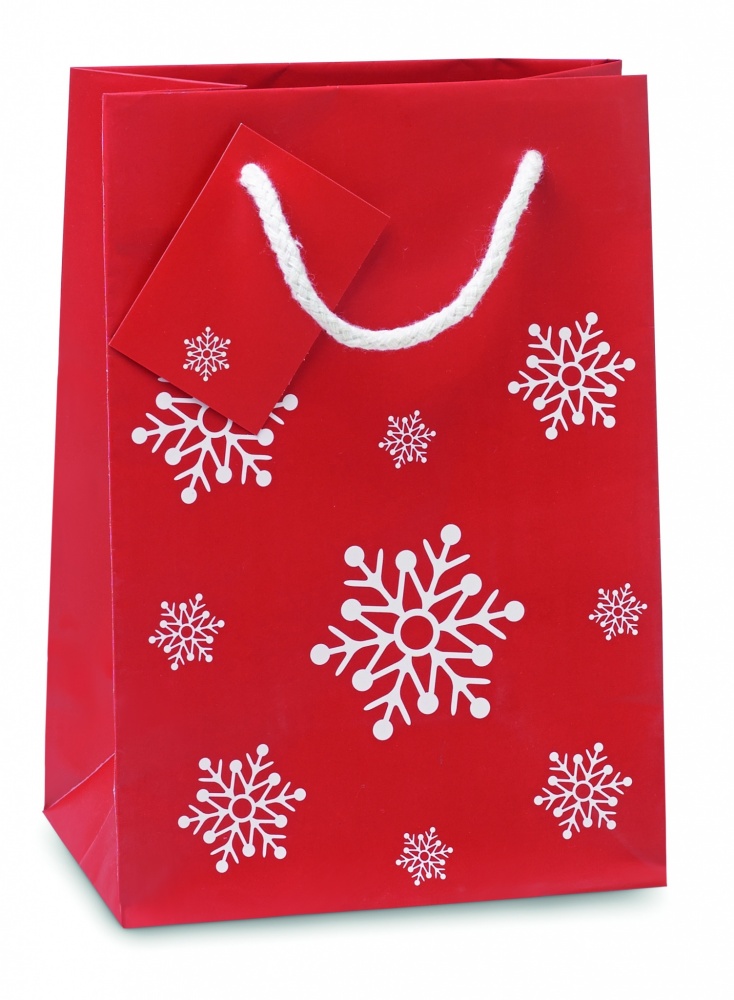 Logo trade business gift photo of: Gift paper bag small