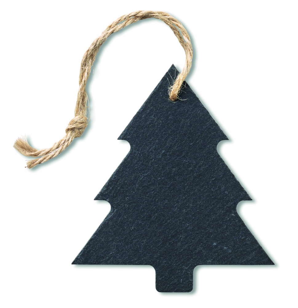 Logotrade promotional items photo of: Slate xmas hanger tree