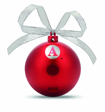 Logo trade promotional merchandise image of: Speaker Christmas ball