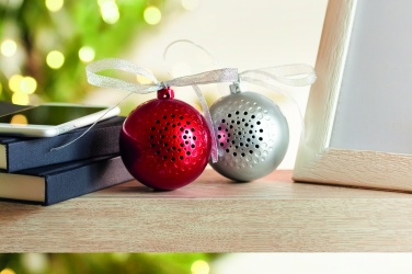 Logotrade advertising product picture of: Speaker Christmas ball