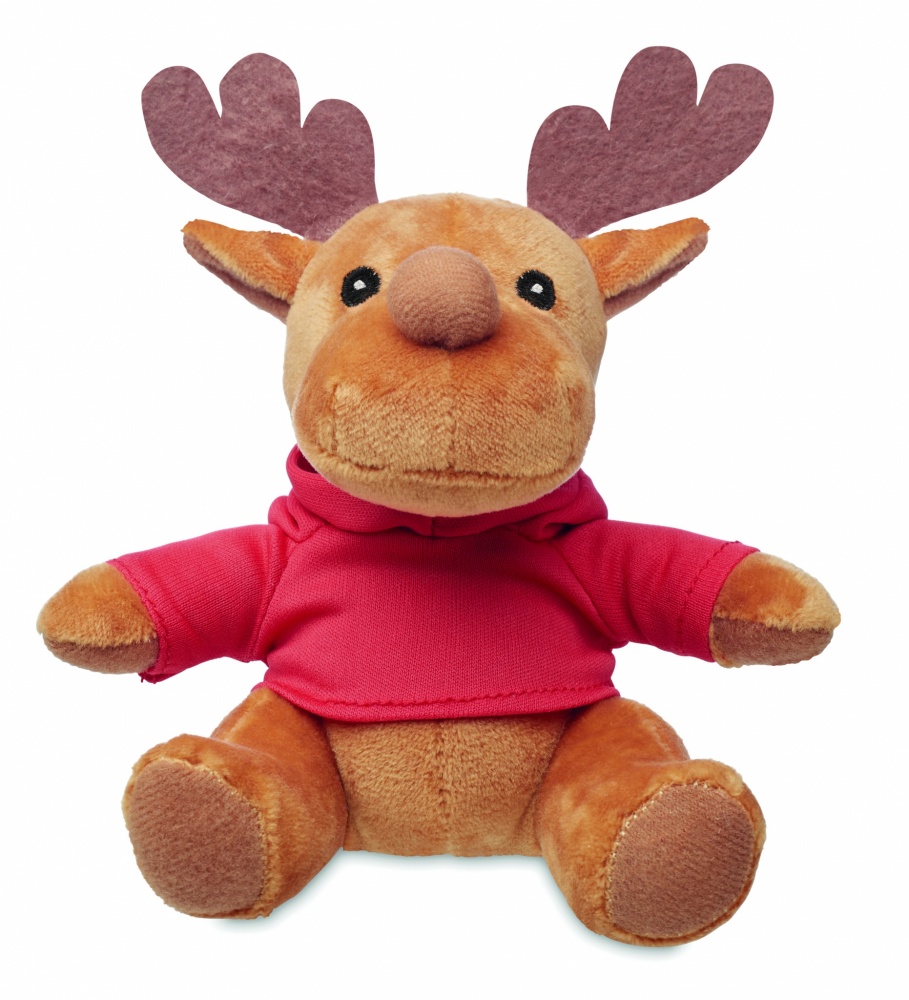 Logotrade promotional gifts photo of: Plush reindeer with hoodie