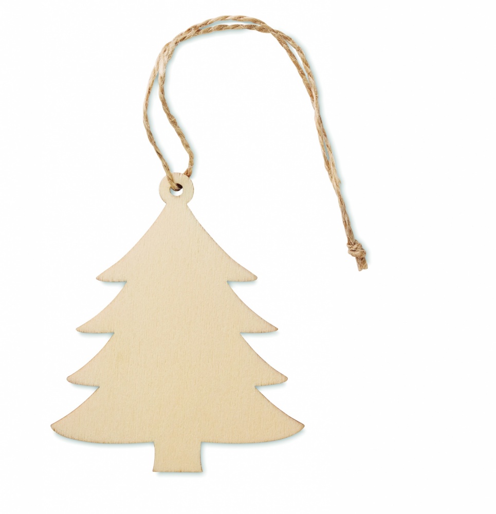 Logotrade business gift image of: Wooden Tree shaped hanger