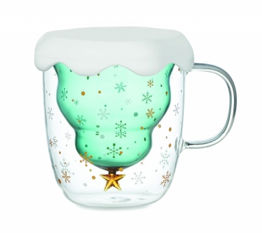 Logo trade promotional gift photo of: Double wall borosilicate mug