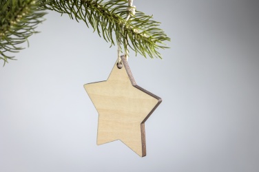 Logotrade promotional product picture of: Christmas ornament star