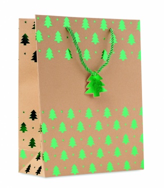 Logo trade promotional product photo of: Gift paper bag with pattern