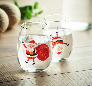 Logotrade promotional merchandise image of: Set of 2 Christmas glasses