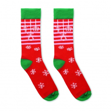 Logo trade business gift photo of: Pair of Christmas socks M