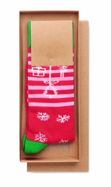 Logotrade promotional giveaway image of: Pair of Christmas socks L