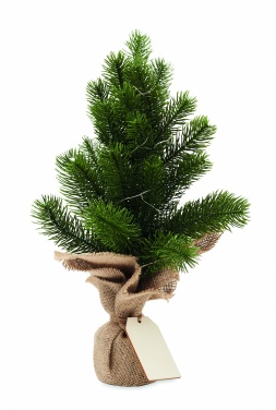 Logo trade promotional giveaway photo of: Mini artificial Christmas tree