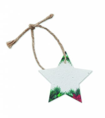 Logo trade promotional products picture of: Seed paper Xmas ornament