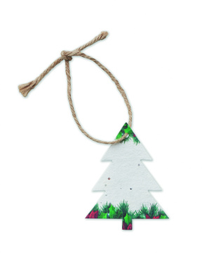 Logotrade corporate gift image of: Seed paper Xmas ornament