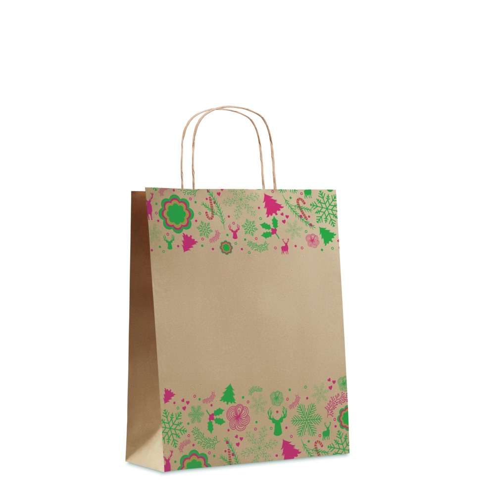 Logo trade corporate gifts picture of: Gift paper bag medium