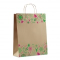 Gift paper bag large, Beige