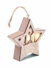 MDF star with light