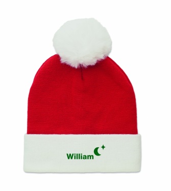 Logo trade promotional items picture of: Christmas knitted beanie