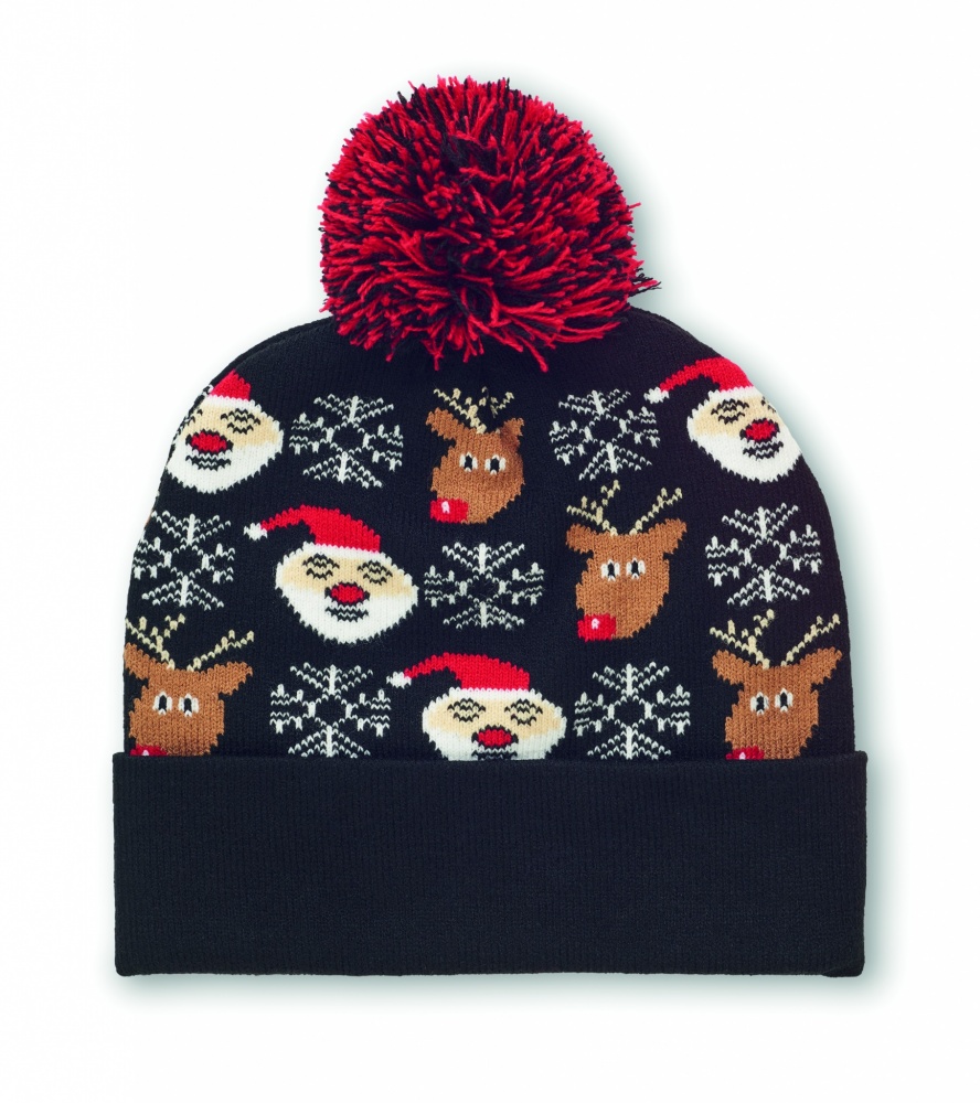 Logotrade promotional item picture of: Christmas knitted beanie