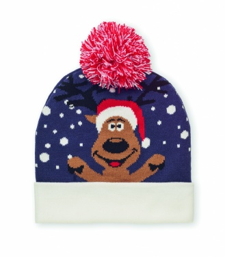 Logo trade promotional giveaway photo of: Christmas knitted beanie