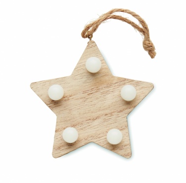 Logotrade corporate gifts photo of: Wooden weed star with lights