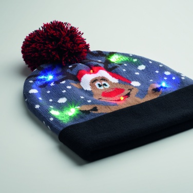 Logotrade promotional products photo of: Christmas knitted beanie LED