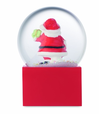 Logo trade promotional products image of: Small snow ball glass ornament