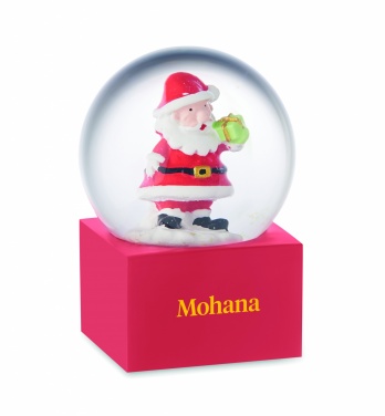 Logo trade promotional giveaways picture of: Small snow ball glass ornament