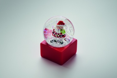 Logotrade promotional giveaway image of: Small snow ball glass ornament