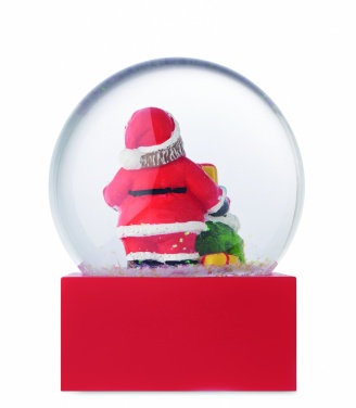 Logo trade advertising product photo of: Snow ball glass ornament