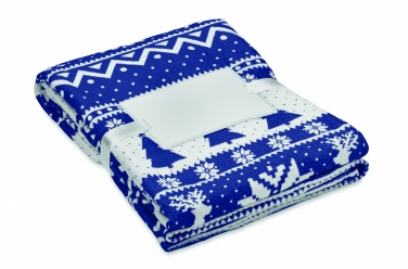 Logo trade promotional merchandise photo of: RPET fleece blanket 190 gr/m²