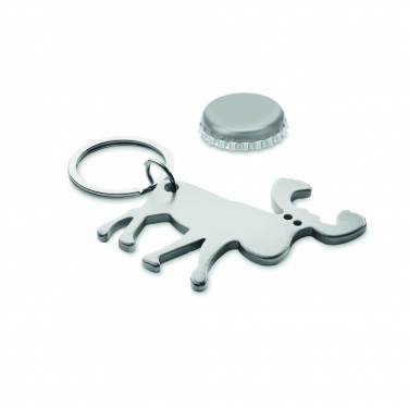 Logotrade promotional products photo of: Recycled aluminium key ring Pori