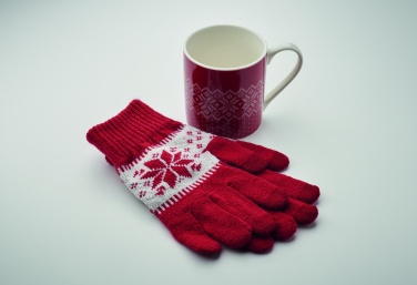 Logotrade promotional products photo of: Winter gift mug and gloves set