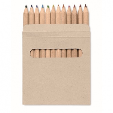 Logotrade promotional item image of: 12 coloured pencils set