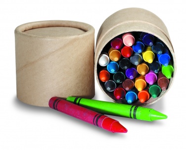 Logo trade promotional merchandise photo of: 30 wax crayons