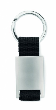 Logo trade corporate gifts picture of: Metal rectangular key ring Espoo