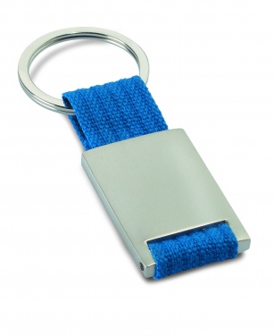 Logo trade promotional item photo of: Metal rectangular key ring