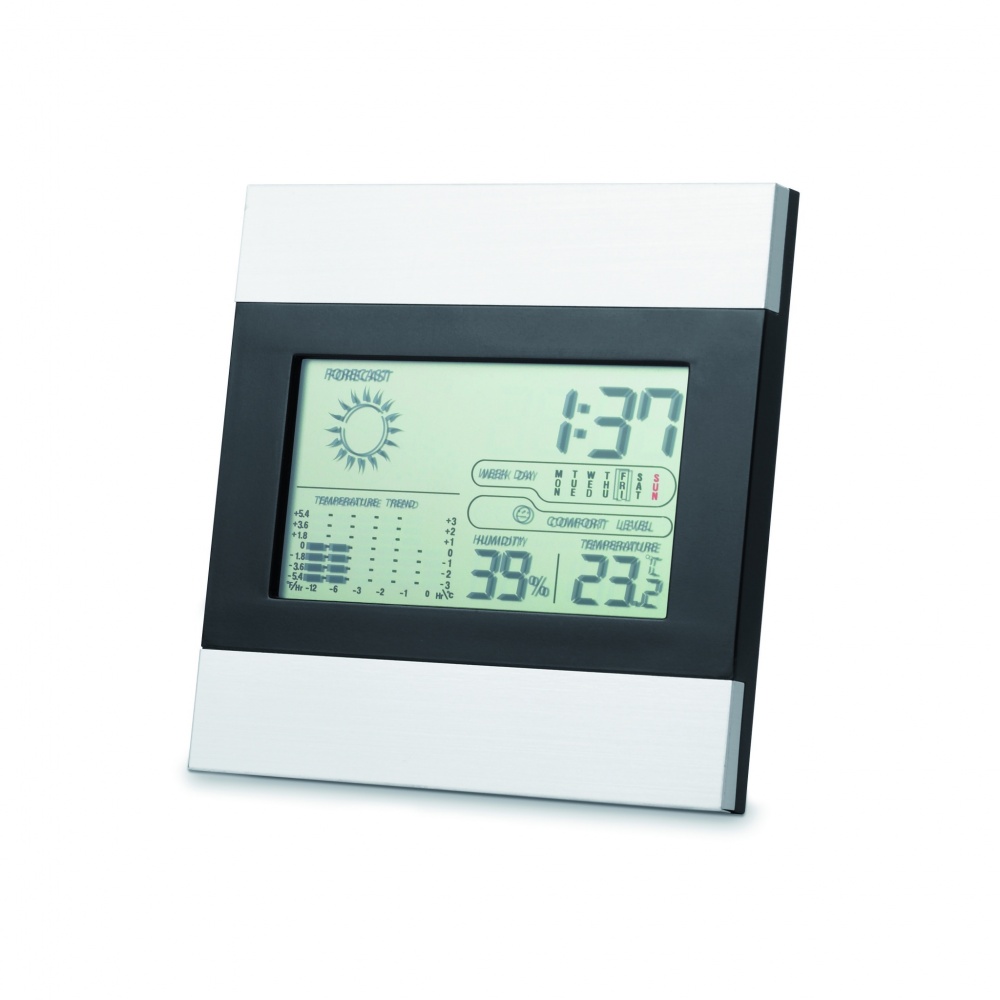 Logotrade corporate gifts photo of: Weather station and clock