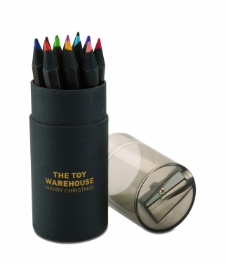 Logo trade promotional item photo of: Black colouring pencils