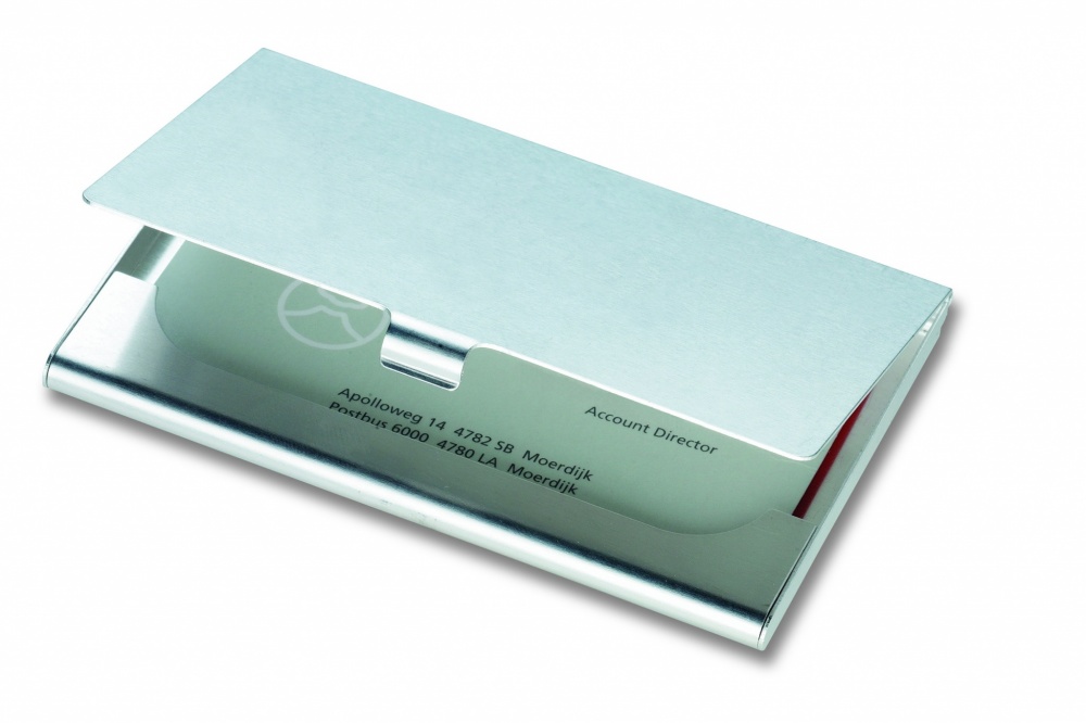 Logotrade promotional items photo of: Aluminium business card holder