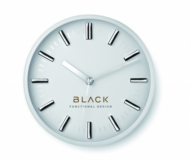 Logo trade promotional giveaway photo of: Round shape wall clock