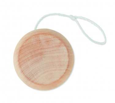 Logo trade promotional gift photo of: Wooden yoyo