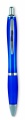 Push button ball pen, Transparent Blue