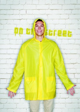 Logo trade business gift photo of: PVC raincoat with hood