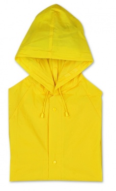 Logo trade promotional merchandise image of: PVC raincoat with hood