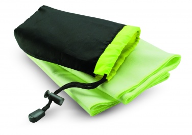 Logo trade promotional gifts picture of: Sport towel in nylon pouch