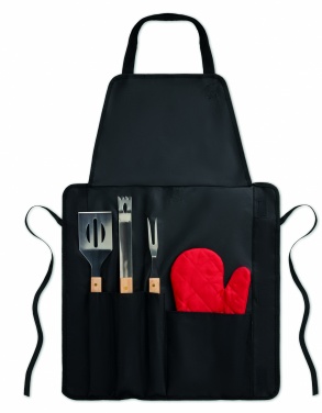 Logo trade promotional gifts picture of: BBQ apron with BBQ tools