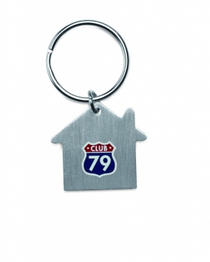 Logo trade promotional products image of: Metal key holder house Lahti