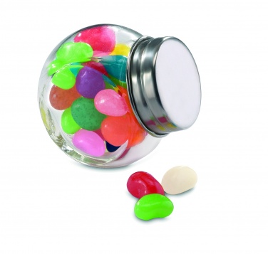 Logo trade corporate gifts picture of: Glass jar with jelly beans