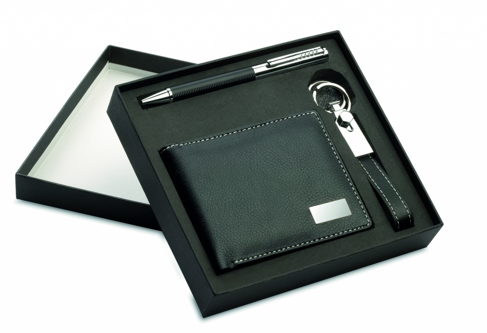 Logo trade promotional items image of: Ball pen key ring and wallet Lappeenranta